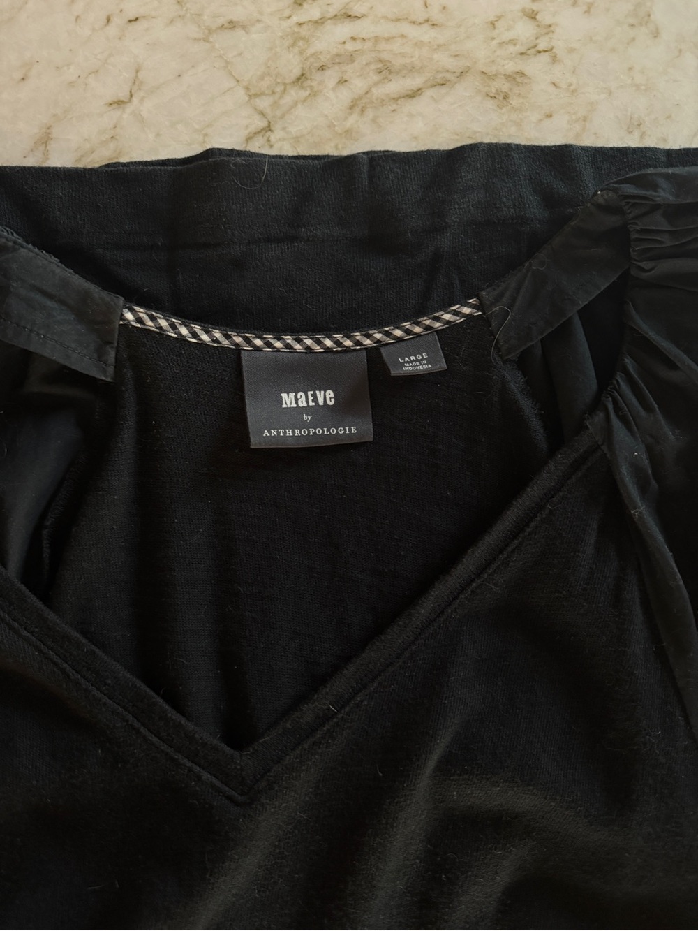 Anthropologie Maeve Black Midi Dress
